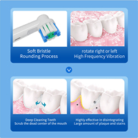 Cepillo de dientes eléctrico recargable para adultos Cepillo giratorio HeadSonic Cepillo de dientes eléctrico impermeable