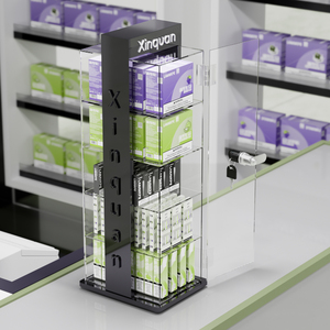 Vitrine à serrure en acrylique personnalisée vitrine d'affichage <span class=keywords><strong>de</strong></span> <span class=keywords><strong>magasin</strong></span> supports <span class=keywords><strong>de</strong></span> maquillage <span class=keywords><strong>de</strong></span> médecine <span class=keywords><strong>magasin</strong></span> <span class=keywords><strong>de</strong></span> détail tour d'affichage <span class=keywords><strong>de</strong></span> fumée <span class=keywords><strong>de</strong></span> cigarette <span class=keywords><strong>de</strong></span> bureau - Product Image 5