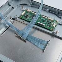 Câble LVDS personnalisé DF56-50, pas de 0,5 mm, 50 broches, longueur de 400 mm, pinout inversé, pour appareils ménagers et équipements industriels