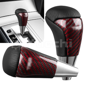 หัวเกียร์คาร์บอนไฟเบอร์สำหรับรถโตโยต้า GR Sport รุ่น JDM Racing อุปกรณ์ตกแต่งภายในรถยนต์ - Product Image 4