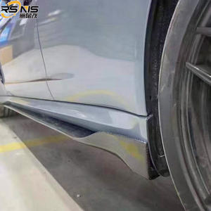 Pour Porsche Panamera 970 970.1 970.2, lèvre avant en fibre de carbone, jupe latérale, diffuseur arrière, aileron, modification légère, pièces de carrosserie - Product Image 6