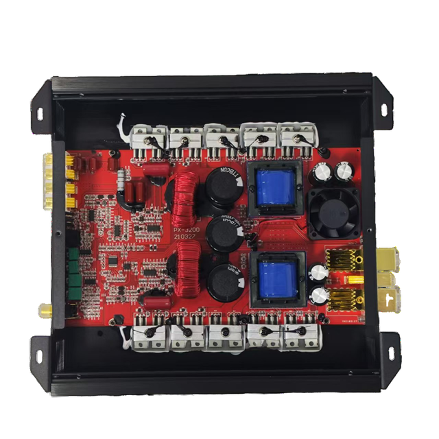 High Power 3000W 5000W 8000W Class D Car Amplifier with Mono Channel Aluminium Material Crossovers Equalizers