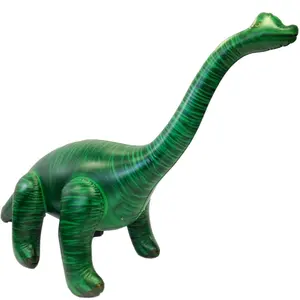 Brinquedo inflável XL para crianças, réplica de plástico gigante personalizada de Brachiosaurus em PVC durável, animais selvagens grandes