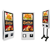 Terminal de Pago de Autoservicio con Pantalla Táctil para Restaurantes, Kiosco de Pedidos con Pantalla LCD de 21.5 Pulgadas