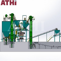 Ligne de production automatique de traitement de la résine ou du sable argileux pour la préparation et la récupération du sable
