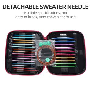 ชุดเข็มถักวงกลมสแตนเลส JP สำหรับถักด้วยมือไหมพรมเข็มถักแบบวงกลม - Product Image 3