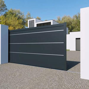 Automatisches Einfahrtstor Schiebetor-Designs Seitentor aus Aluminium für Zuhause - Product Image 1