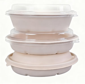 Cao cấp phân hủy sinh học dùng một lần bã mía bột giấy tấm 6/7/9/10/12 inch tự nhiên/Trắng bã mía bữa ăn tấm cho Take-out dịch vụ - Product Image 6