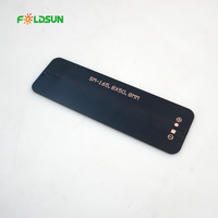 Panneau solaire monocristallin PERC FOLDSUN 165,8*50,8 mm 5V étanche, haute efficacité 22,7 %, film PET, dos en PCB, CE ROHS