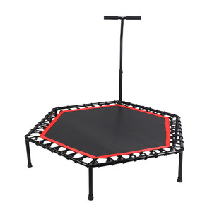 Rebotador Hexagonal Profesional con Asa Ajustable, Trampolín de Salto Silencioso de Alta Elasticidad para Entrenamiento Cardiovascular - Product Image 1
