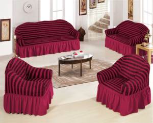 Vente chaude Élastique Stretch 7 Places <span class=keywords><strong>Bulle</strong></span> Housse de Canapé avec Jupe 321 Set 3211 Set - Product Image 6