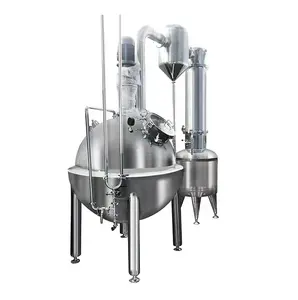 Valuen High Quality 500L Ball-Shape Vacuum Concentrator Evaporator for Ethanol Recovery from Extracted Oil Solution