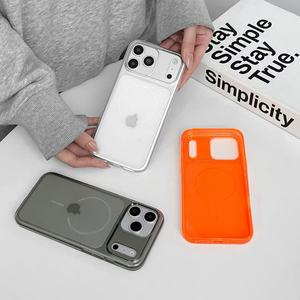 Funda de Teléfono Delgada de Lujo de TPU para <span class=keywords><strong>iPhone</strong></span> 17 <span class=keywords><strong>Pro</strong></span> <span class=keywords><strong>Max</strong></span> 16 15 14 <span class=keywords><strong>13</strong></span> 12 11 Series, Sensación de Piel, Acabado Mate, Nueva Funda Naranja - Product Image 2
