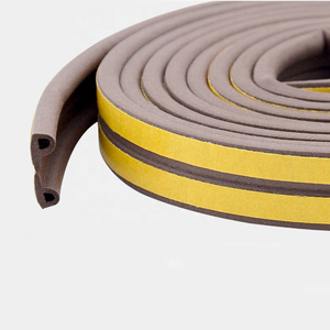 Tira de sellado de goma para puertas en forma de P E I D, tiras de espuma autoadhesivas EPDM - Product Image 3