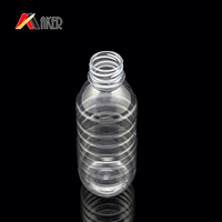 Bouteille d'eau en plastique PET transparente sans Bpa 330ml 100% biodégradable jetable transparent pour boisson de jus avec bouchon à vis