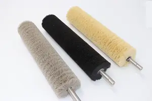 Brosse à rouleau en spirale de haute qualité en nylon