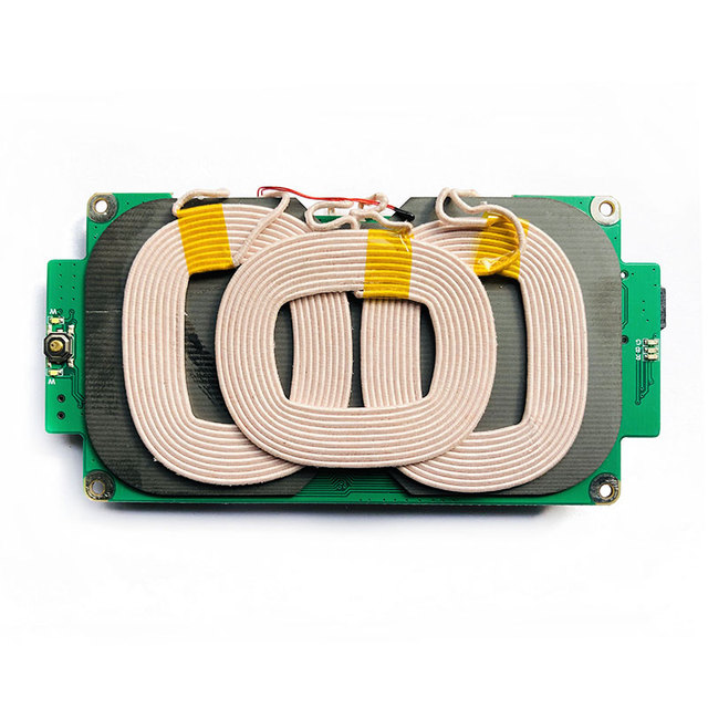 Wireless Charger 3-COIL15W 12V-24V for Car Use Inductive Charger Multi-Function Charging Module Overheating protection