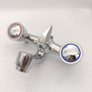 Robinet <span class=keywords><strong>de</strong></span> <span class=keywords><strong>baignoire</strong></span> simple, mitigeur mural encastré chaud/froid, avec douchette pivotante en céramique et alliage <span class=keywords><strong>de</strong></span> zinc - Product Image 3