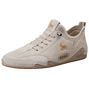 Zapatos Personalizados para Hombre, Nuevos Tenis Deportivos Casuales de Cuero Transpirable, Antideslizantes, Resistentes al Desgaste, para Todas las Temporadas, con Banda Elástica - Product Image 5