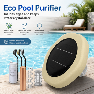 Ionizador Solar Flotante <span class=keywords><strong>para</strong></span> Piscinas, Purificador <span class=keywords><strong>de</strong></span> Agua <span class=keywords><strong>de</strong></span> Cobre con Panel Solar, Reduce el <span class=keywords><strong>Cloro</strong></span>, Inhibe las Algas, Limpiador <span class=keywords><strong>de</strong></span> Piscinas - Product Image 2