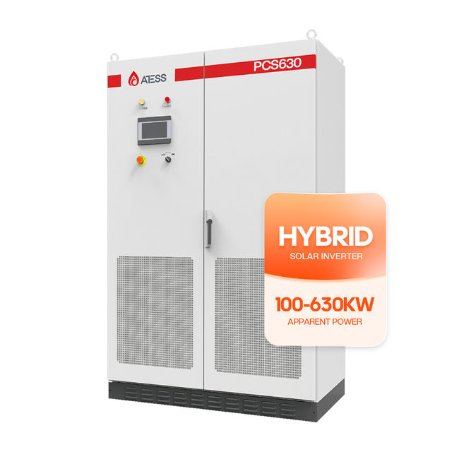 Dawnice ATESS High Power Pv Photovoltaic Inverter 50Kw 100Kw 150Kw 200Kw 300kw Three Phase Hybrid Solar Inverter for Battery