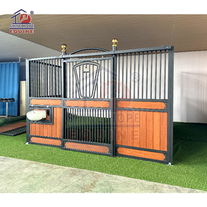 Newly Design Heavy Duty Hot Dip Galvanized Steel <strong>Horse</strong> Stable Building <strong>Horse</strong> <strong>Stalls</strong> With Sliding Door - Product Image 3