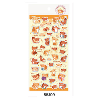 Nekoni Animaux Autocollants PVC Vinyle Autocollant imperméable Kawaii Autocollant Décalques Décoratifs Faits Sur Commande Adhésifs Autocollants pour Autocollants Feuille