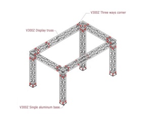 Trusses thiết kế mái giai đoạn nhôm giai đoạn cấu trúc giàn Đen nhôm giàn Lều giai đoạn cho Đảng - Product Image 1