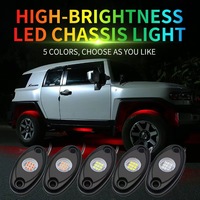Hilmo IP67 su geçirmez 12V 6500 lümen LED şasi işık otomobil kamyon UTVs motosikletler için ortam kızdırma etkisi ile