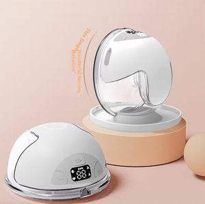 เครื่องปั๊มนมไฟฟ้าไร้สาย <span class=keywords><strong>4</strong></span> โหมด 12 ระดับ ปลอดสาร BPA ซิลิโคนแบบสวมใส่ได้ ใช้งานแบบแฮนด์ฟรี - Product Image 2