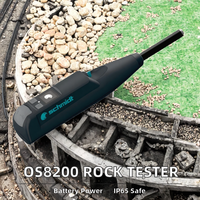 Equipo de Prueba de Dureza de Rocas OS8000 Silver Schmidt Rock Rebound Hammer Tester, Garantía de 1 Año