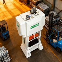 Presse CNC haute vitesse pour construction en acier, double manivelle, haute productivité, moteur mécanique 45 kW, PLC, roulement