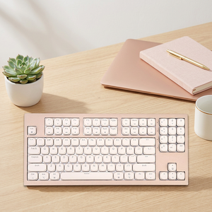 คีย์บอร์ดไร้สายแบบกลไก 102 ปุ่ม ของแท้จากโรงงาน OEM พร้อมพอร์ต USB Type-C ไฟ LED Backlit สามโหมด รองรับการเปลี่ยนสวิตช์แบบ Hot Swappable - Product Image 1