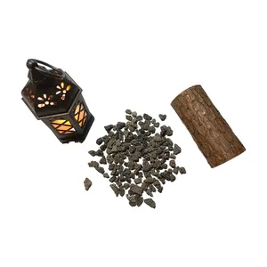 Rocha de lava de pedra vulcânica natural 5-8mm preto para plantas de aquário, bom preço