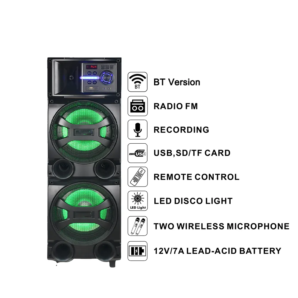 स्पीकर 12 इंच प्रोफेशनल पार्टीबॉक्स वूफर स्पीकर होम थिएटर सिस्टम वायरलेस स्पीकर