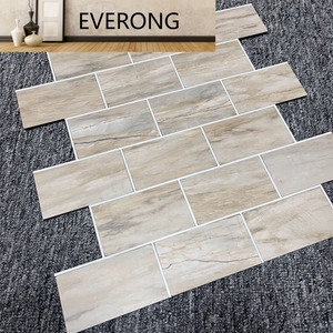 Coller sur auto-adhésif vinyle Pvc Composite Beige marbre peler et coller carreaux de mosaïque pour cuisine dosseret salle de bain mur - Product Image 1