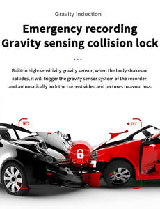 Ultra HD Auto Dashcam Mini WIFI DVR Zwarte Doos met 24 uur parkeerbewaking nachtzicht, GPS/achteruitrijcamera optioneel - Product Image 6