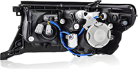 Conjunto de Faros Delanteros LED Modificados para Toyota Land Cruiser 2008-2015, Repuesto de Faros, Suministro de Fábrica, Autopartes -- Un Par