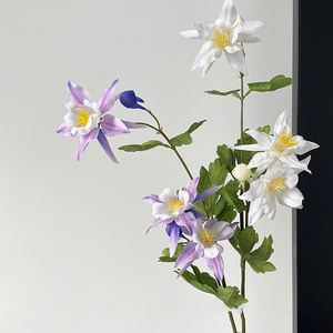 H-806 Fleurs artificielles suspendues <span class=keywords><strong>en</strong></span> cascade de <span class=keywords><strong>jasmin</strong></span> et de bégonia imprimées <span class=keywords><strong>en</strong></span> 3D, fabriquées à la main pour la mise <span class=keywords><strong>en</strong></span> scène d'intérieur de luxe - Product Image 1