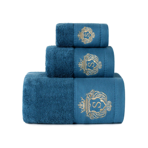 Nouveau lancement 100% coton brodé durable fait à la main écologique recyclable léger séchage rapide Golf pur blanc serviette de bain - Product Image 6