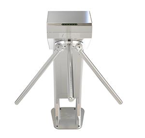 Porte verticale de barrière de contrôle d'accès de porte de tourniquet de trépied de mécanisme simple pour l'entrée