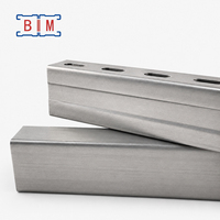 Canal de Perfil C Electro-galvanizado Perforado 41x62 ASTM, Longitud 6m, OEM Personalizado, Sistema de Bandeja de Cables Comercial, Corte a Medida