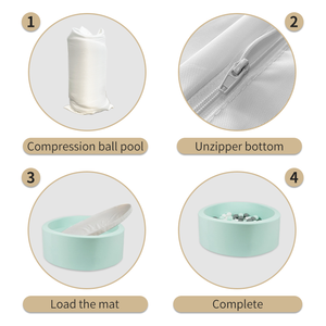 Usine chinoise <span class=keywords><strong>balle</strong></span> fosse <span class=keywords><strong>piscine</strong></span> pour bébé enfants en plastique <span class=keywords><strong>balle</strong></span> fosse balles <span class=keywords><strong>vert</strong></span> - Product Image 4