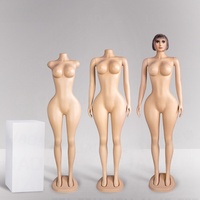 Mannequin féminin grande taille, corps entier, style européen-américain, avec poitrine et fessier généreux, en PE, pour présentation de vêtements
