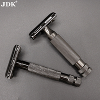 Rasiermesser Shenzhen Hersteller Luxus Custom Manual Doppel kante Sicherheit Handgemachte Aluminium Rasierklingen Rasierer