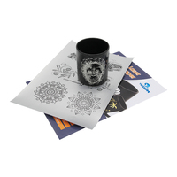 Papier de transfert laser multi-transfert or et argent métallisé pour objets non revêtus