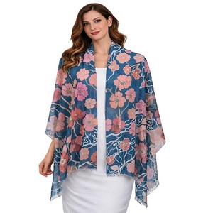Luxury Silk Modal Digital Print Scarf for Women Soft Lightweight Designer Stole Premium Silk Modal Blend Fashion <b>Wrap</b> <b>Shawl</b> - Product Image 1