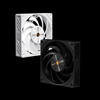Nouveau dernier ventilateur de refroidissement PC noir blanc 120mm ventilateur de châssis d'ordinateur ARGB refroidissement silencieux pour accessoire de boîtier d'ordinateur CPU