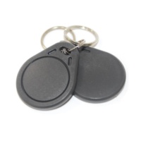 Vente en gros personnalisé HF NFC-Keyfob 13.56Mhz RFID Sécurité Smart Keyfob Classique ABS Smart Key Tag Carte de contrôle d'accès Porte-clés