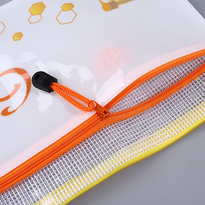 Porte-documents A4 personnalisé mignon à double couche, organiseur de fichiers créatif, pochette de rangement étanche pour documents - Product Image 3
